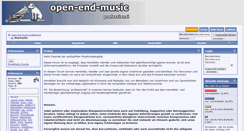 Desktop Screenshot of open-end-music.de
