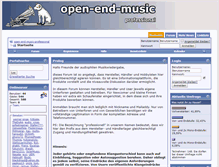 Tablet Screenshot of open-end-music.de